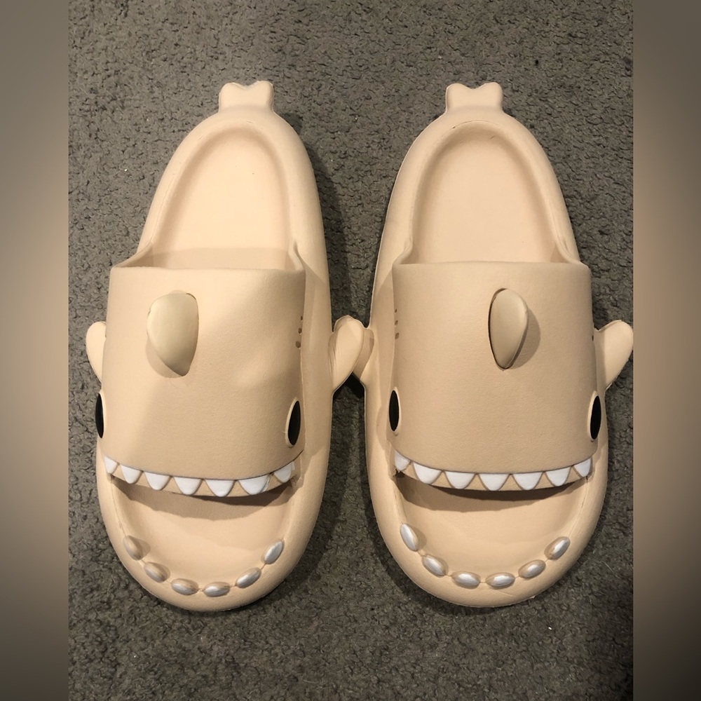 Adorable shark slides mens or womens no offers